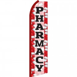 Pharmacy Red Swooper Flag