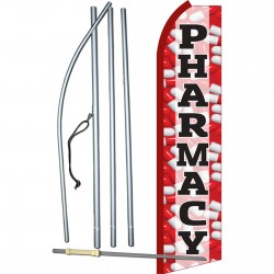 Pharmacy Red Swooper Flag Bundle