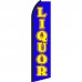 Liquor Blue & Yellow Swooper Flag