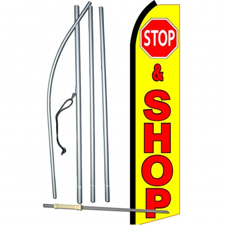 Stop & Shop Swooper Flag Bundle