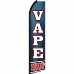 Vape Shop Blue Swooper Flag