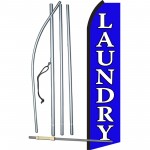 Laundry Blue Swooper Flag Bundle