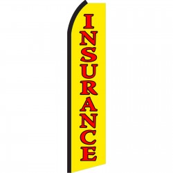 Insurance Yellow Swooper Flag