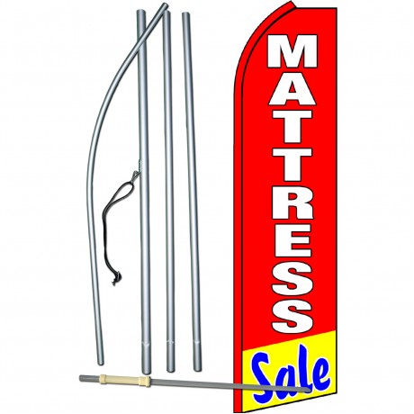 Mattress Sale Red Swooper Flag Bundle