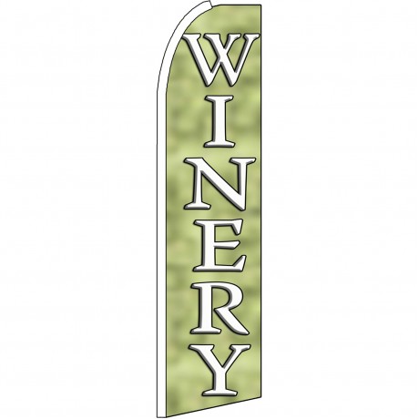 Winery Green Swooper Flag