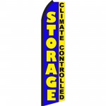 Storage Blue Climate Controlled Swooper Flag