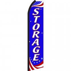 Storage Patriotic Swooper Flag