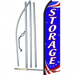 Storage Patriotic Swooper Flag Bundle