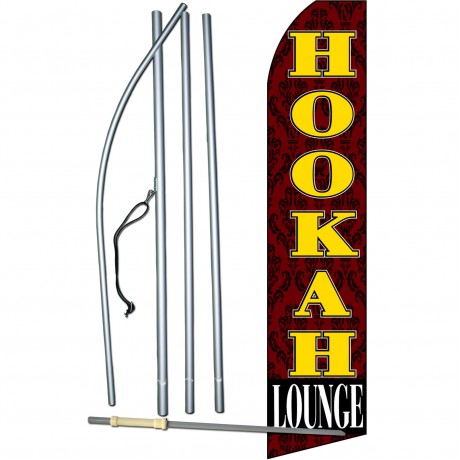 Hookah Lounge Swooper Flag Bundle
