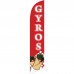 Gyros Red Windless Swooper Flag