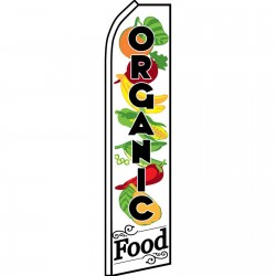 Organic Food Swooper Flag