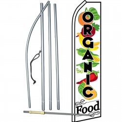 Organic Food Swooper Flag Bundle
