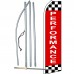 Performance Checkered Extra Wide Swooper Flag Bundle