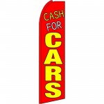 Cash For Cars Swooper Flag