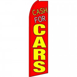 Cash For Cars Swooper Flag
