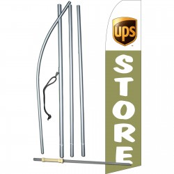 UPS Store Swooper Flag Bundle