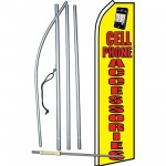 Cell Phone Accessories Yellow Swooper Flag Bundle