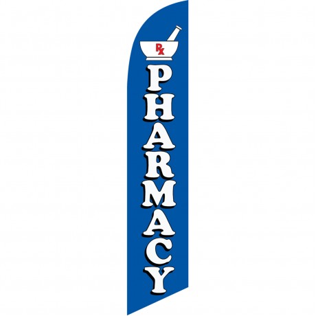 Pharmacy Blue Windless Swooper Flag