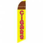 Cigars Red Yellow Swooper Flag
