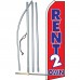 Rent 2 Own Red Swooper Flag Bundle