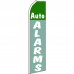 Auto Alarms Blue Green Swooper Flag