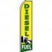 Diesel Fuel Yellow Swooper Flag