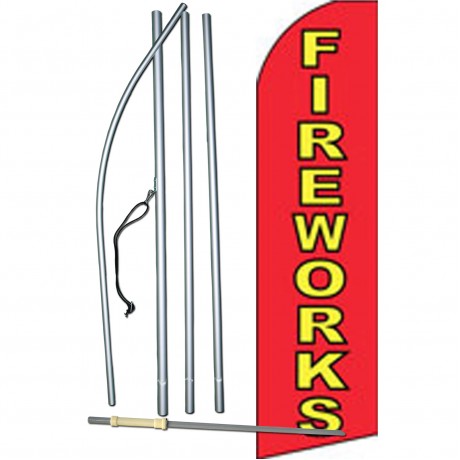 Fireworks Swooper Flag Bundle