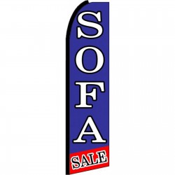Sofa Sale R/B Swooper Flag