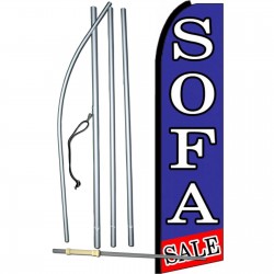 Sofa Sale R/B Swooper Flag Bundle