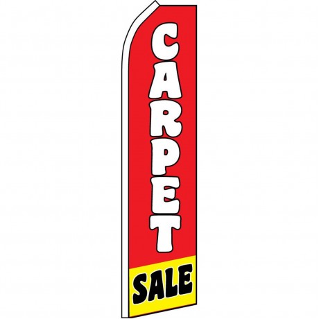Carpet Sale Red Yellow Swooper Flag