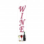 Wine Windless Swooper Flag