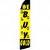 We Buy Gold Yellow Swooper Flag