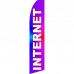 Internet Purple Swooper Flag