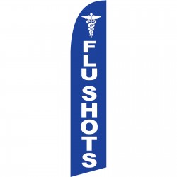 Flu Shots Windless Swooper Flag