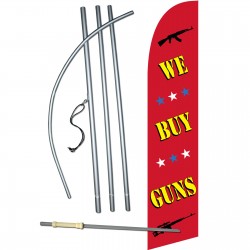 We Buy Guns Windless Swooper Flag Bundle