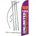 Solavei Purple $49 Unlimted Windless Swooper Flag Bundle