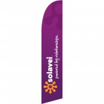 Solavei Powered By Relationships Swooper Flag