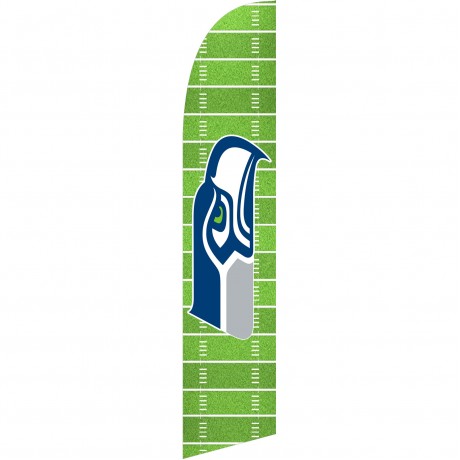 Seattle Seahawks Field Windless Swooper Flag