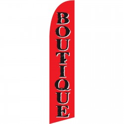 Boutique Red Windless Swooper Flag