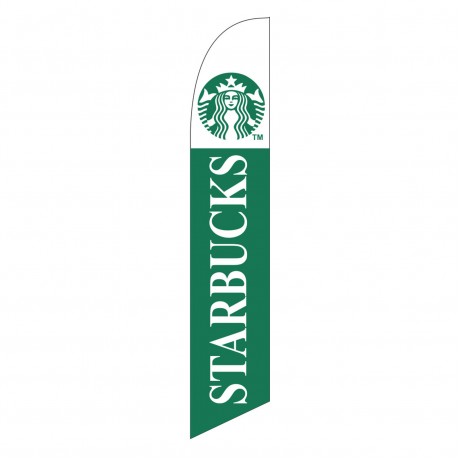 Starbucks Double Sided Windless Swooper Flag