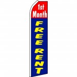 1st Month Free Rent Swooper Flag