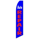 Auto Repair Blue Swooper Flag