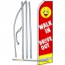 Walk In Drive Out Red Swooper Flag Bundle