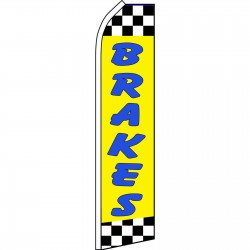 Brakes Yellow Swooper Flag