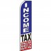 Income Tax Service Blue Swooper Flag