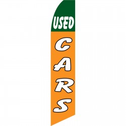 Used Cars Orange Swooper Flag