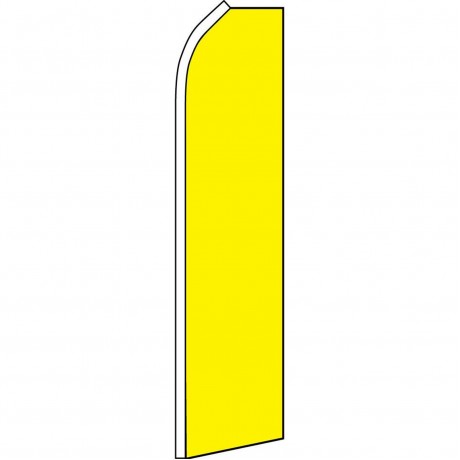 Solid Yellow Swooper Flag