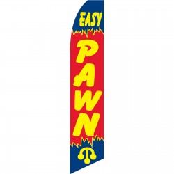 Easy Pawn Red Swooper Flag
