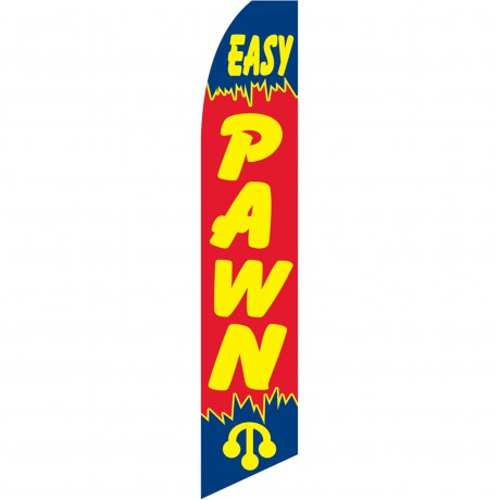 Easy Pawn Red Swooper Flag