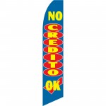 No Credito OK Swooper Flag